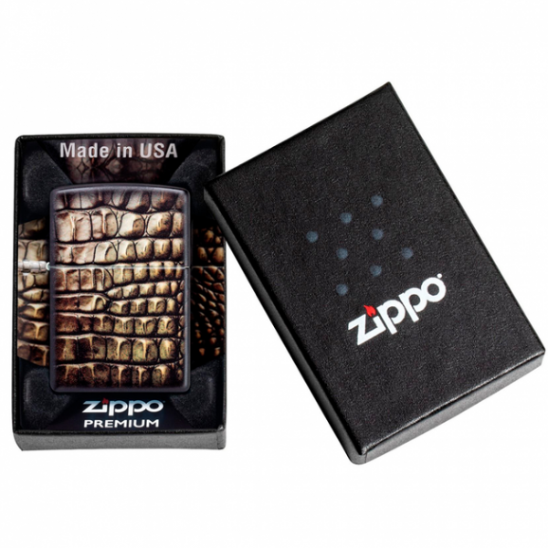 Запальничка Zippo 49352 Alligator Skin Design