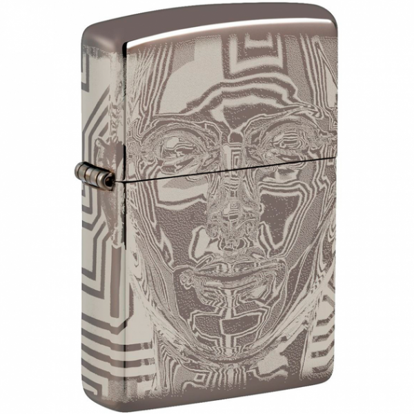 Запальничка Zippo 150 3D Metal Head Design