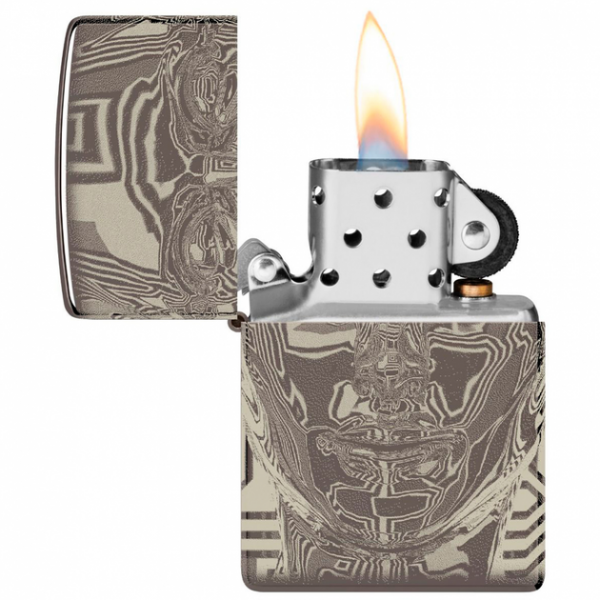 Запальничка Zippo 150 3D Metal Head Design