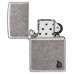 Запальничка Zippo Armor Antique Silver Plt Flame Design 46399