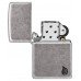 Запальничка Zippo Armor Antique Silver Plt Flame Design 46399