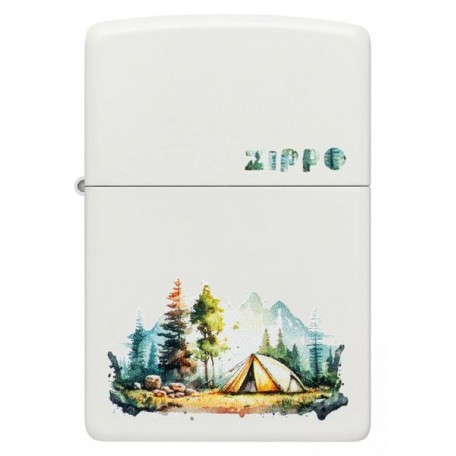 Запальничка бензинова ZIPPO Nature Retreat Design, білий (46474)