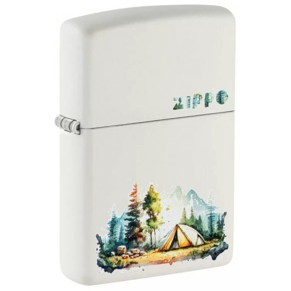 Запальничка бензинова ZIPPO Nature Retreat Design, білий (46474)