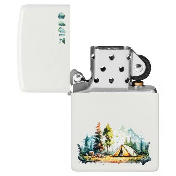 Запальничка бензинова ZIPPO Nature Retreat Design, білий (46474)