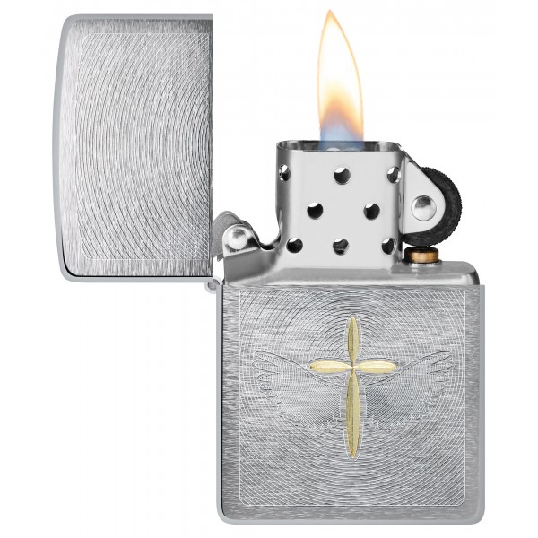 Зажигалка Zippo 200 Spiritual Cross Design 46479