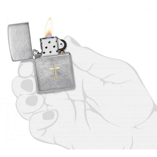 Запальничка Zippo 200 Spiritual Cross Design 46479