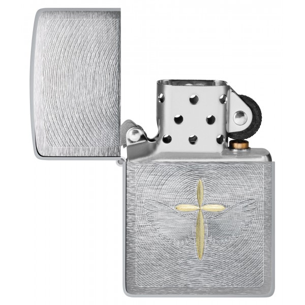 Запальничка Zippo 200 Spiritual Cross Design 46479