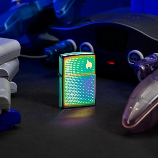 Запальничка Zippo 151 Dots and Flame Design 46569