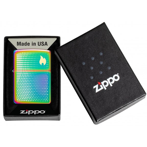 Запальничка Zippo 151 Dots and Flame Design 46569