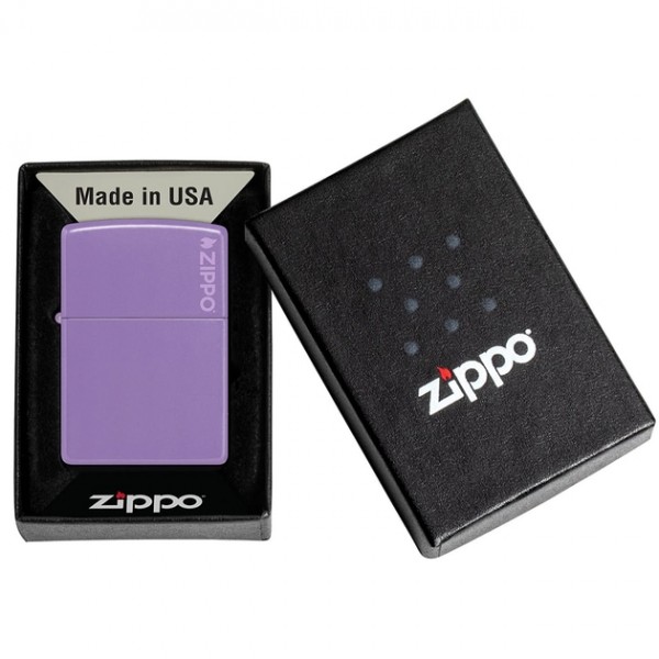 Запальничка Zippo 46681 ZL Classic Smoky Lavender Zippo Logo