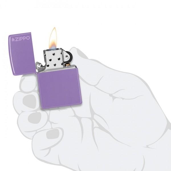 Запальничка Zippo 46681 ZL Classic Smoky Lavender Zippo Logo