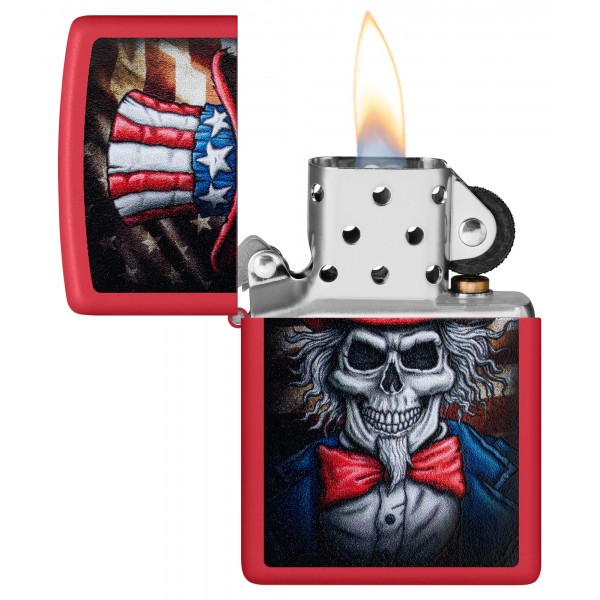 Запальничка Zippo 233 Uncle Sam Skull Design 46696