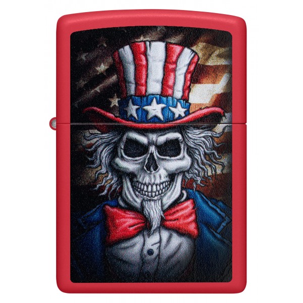 Запальничка Zippo 233 Uncle Sam Skull Design 46696