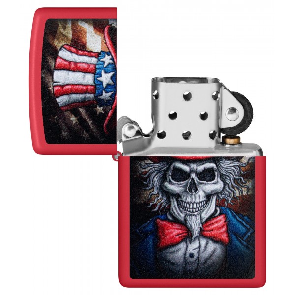 Запальничка Zippo 233 Uncle Sam Skull Design 46696