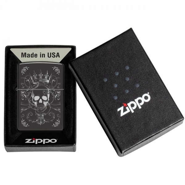 Запальничка Zippo 46699 Royal Skull Design