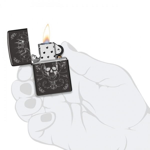 Запальничка Zippo 46699 Royal Skull Design