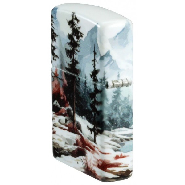 Запальничка бензинова ZIPPO Frozen Valley із покриттям 540 Color Matte біло-блакитний (46702)