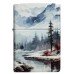 Запальничка бензинова ZIPPO Frozen Valley із покриттям 540 Color Matte біло-блакитний (46702)