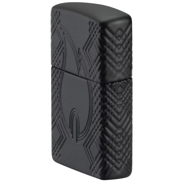 Запальничка армована бензинова ZIPPO Armor® Black Matte lMultiCut, матова, чорний (46775)