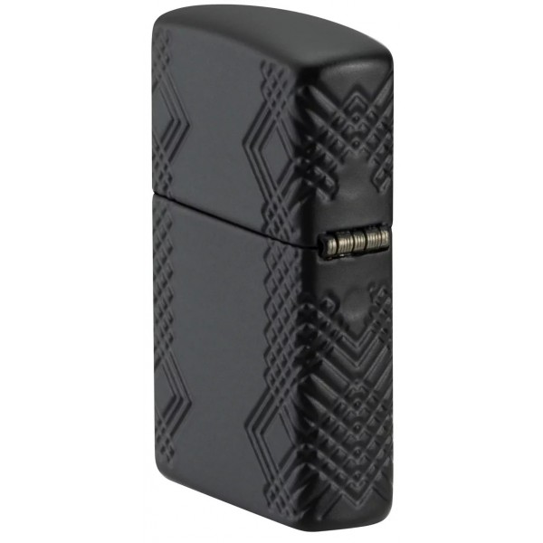 Запальничка армована бензинова ZIPPO Armor® Black Matte lMultiCut, матова, чорний (46775)