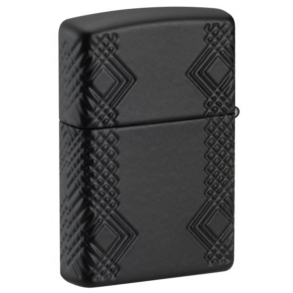 Запальничка армована бензинова ZIPPO Armor® Black Matte lMultiCut, матова, чорний (46775)