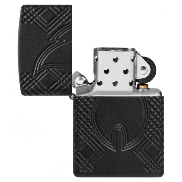 Запальничка армована бензинова ZIPPO Armor® Black Matte lMultiCut, матова, чорний (46775)