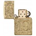 Запальничка армована бензинова ZIPPO Armor® Tumbled Brass 1932 Filigree Design, золотиста (46776)