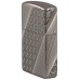 Запальничка армована бензинова ZIPPO Armor® Black Ice® MultiCut Photo Image 360 Elegant Dots Design, чорний лід (46812)