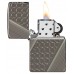 Запальничка армована бензинова ZIPPO Armor® Black Ice® MultiCut Photo Image 360 Elegant Dots Design, чорний лід (46812)