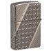 Запальничка армована бензинова ZIPPO Armor® Black Ice® MultiCut Photo Image 360 Elegant Dots Design, чорний лід (46812)