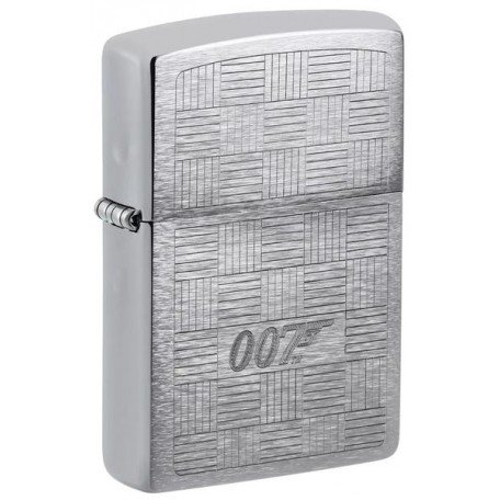 Запальничка бензинова ZIPPO James Bond 007® Tuxedo, матовий хром (46853)