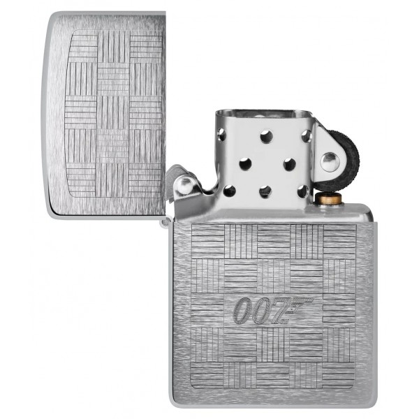 Запальничка бензинова ZIPPO James Bond 007® Tuxedo, матовий хром (46853)