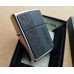 Зажигалка бензиновая ZIPPO Black Leather Emblem - Zippo Design, хром, кожа, черный (46919)