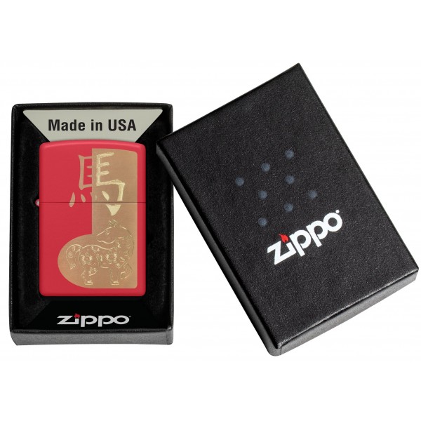 Запальничка Zippo 2026 Year of the Horse Design 46931