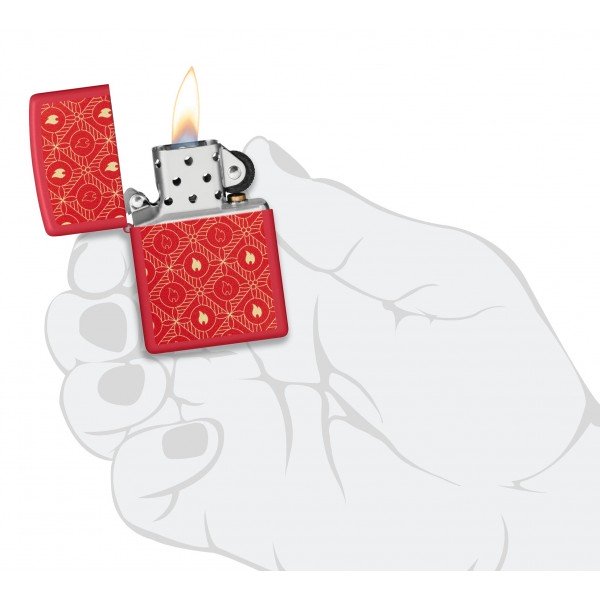 Запальничка Zippo Festive Flame Design 46951