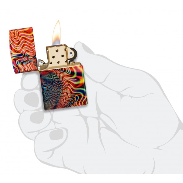 Зажигалка Zippo Fusion Waves Design 46956