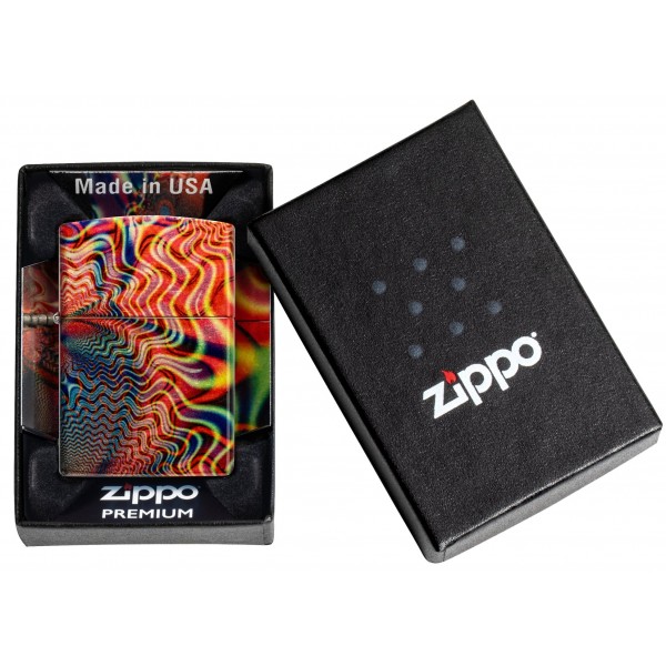 Зажигалка Zippo Fusion Waves Design 46956