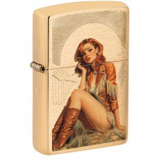 Запальничка Zippo Western Pinup Design 46962