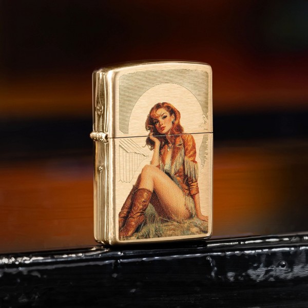 Зажигалка Zippo Western Pinup Design 46962