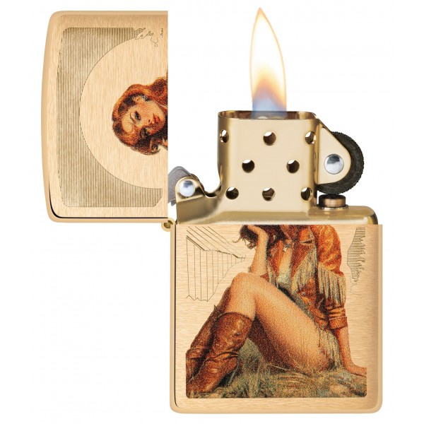 Зажигалка Zippo Western Pinup Design 46962
