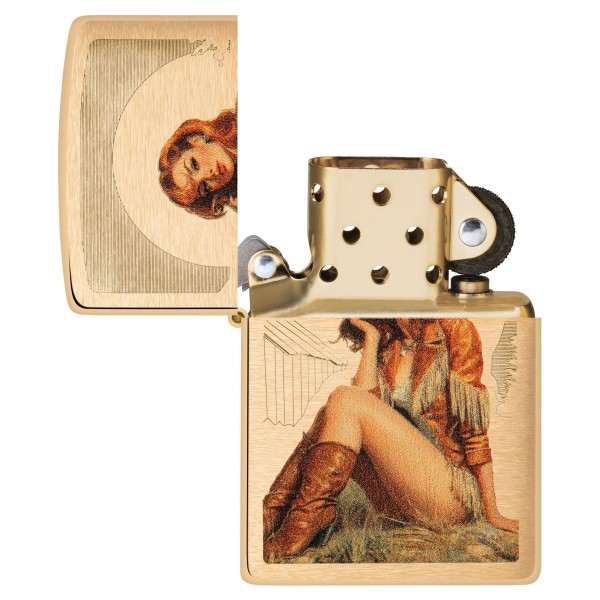 Зажигалка Zippo Western Pinup Design 46962