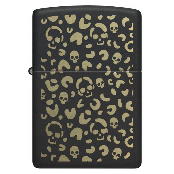 Зажигалка Zippo Leopard Skulls Design 47001