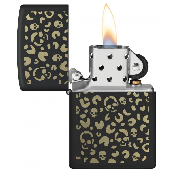 Запальничка Zippo Leopard Skulls Design 47001