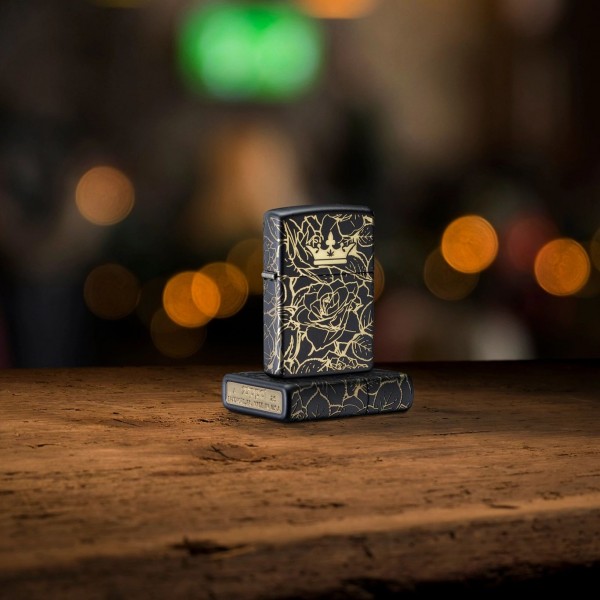 Зажигалка Zippo Queen of Bud Dark Roses Design 47107