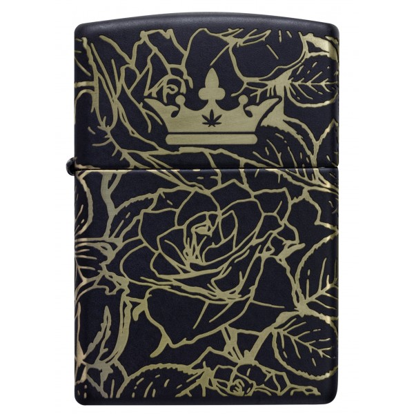 Зажигалка Zippo Queen of Bud Dark Roses Design 47107