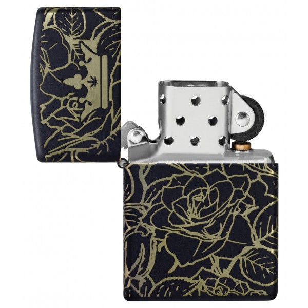 Зажигалка Zippo Queen of Bud Dark Roses Design 47107