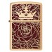 Запальничка Zippo Queen of Bud Passionate Rose and Crown Design 47108