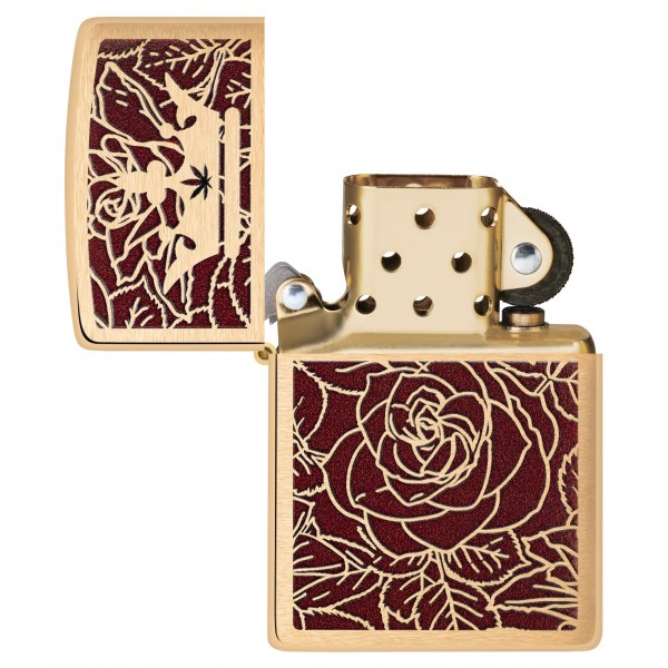 Запальничка Zippo Queen of Bud Passionate Rose and Crown Design 47108