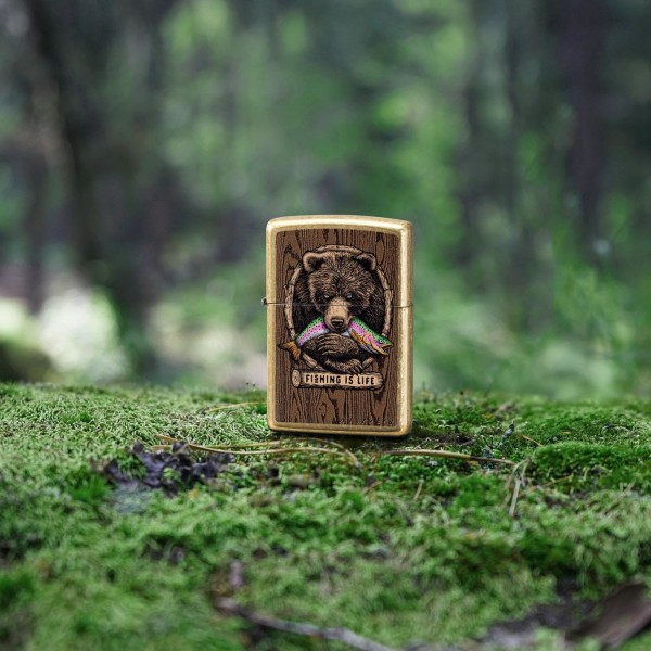 Зажигалка Zippo Rietveld® Fishing is Life Design 47111
