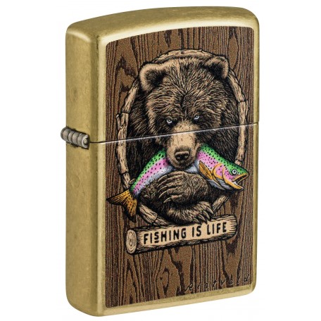 Запальничка Zippo Rietveld® Fishing is Life Design 47111